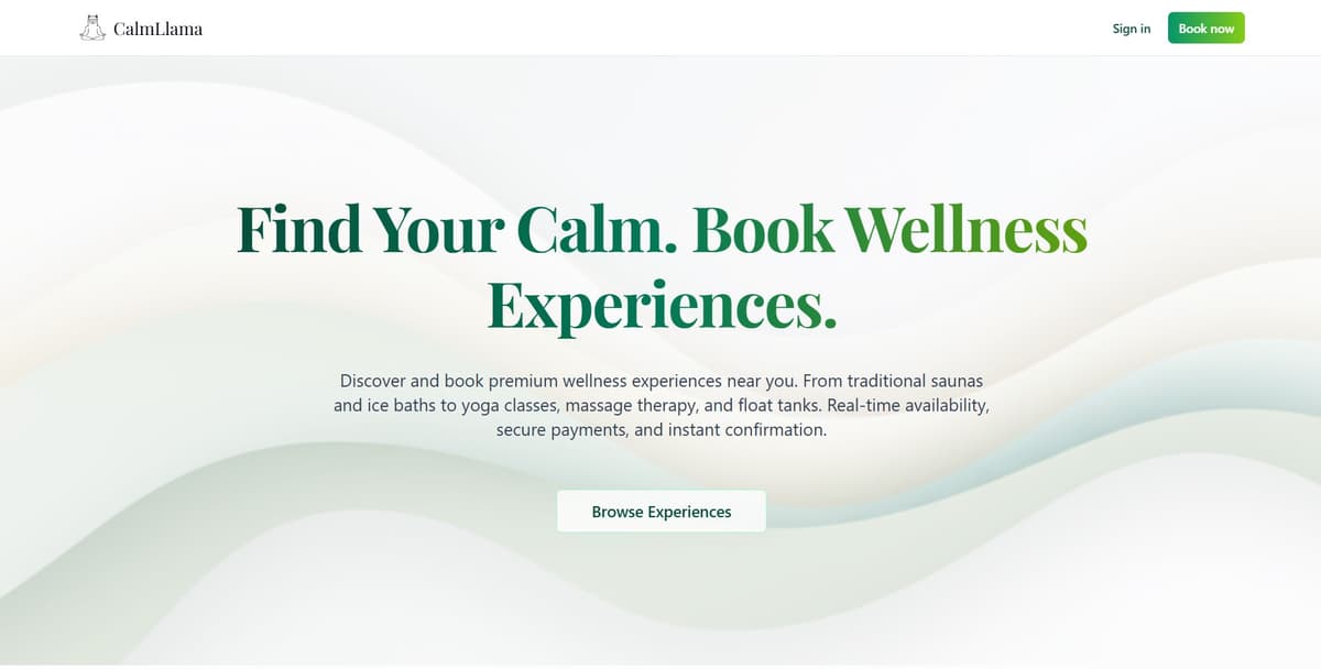 Calm Llama - AI Chatbot